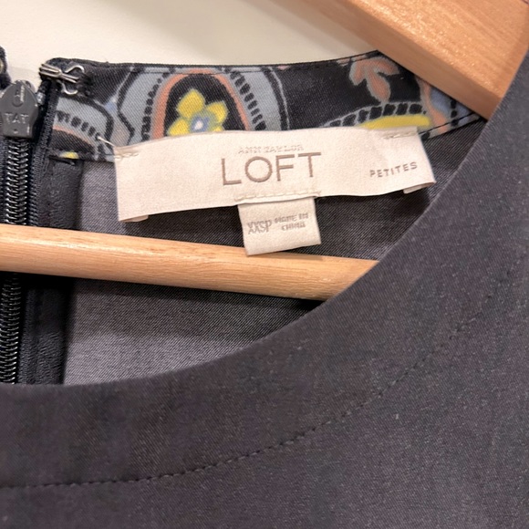 Ann Taylor LOFT Multicolor Paisley Midi Dress, Office Dress for Women, Dinner - Picture 6 of 6